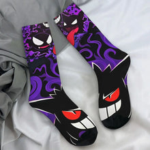 Load image into Gallery viewer, Farbenfrohe Gengar Socken in vielen bunten Motiven
