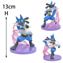 Lade das Bild in den Galerie-Viewer, Lucario Pokemon Figur (ca. 13cm)