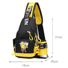Lade das Bild in den Galerie-Viewer, Stylische Schultertasche für Kinder im Pikachu Look