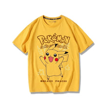 Load image into Gallery viewer, Pokemon Pikachu Sommer T-Shirts mit kurzen Armen