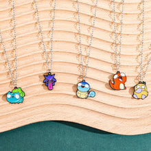 Load image into Gallery viewer, Lustige Pokemon Halsketten, Bisasam, Enton, Gengar, Glumanda oder Schiggy