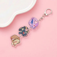 Lade das Bild in den Galerie-Viewer, Süße Pokeom Anime Acrylic Schlüsselanhänger Keychains