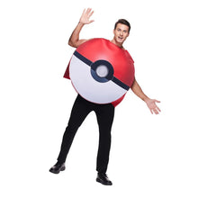 Load image into Gallery viewer, Pokemon Pokeball Kostüm Cosplay Karnevall Halloween Fasching für Erwachsene