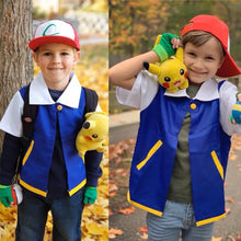 Lade das Bild in den Galerie-Viewer, Pokemon Ash Ketchum Kostüm Set Cosplay