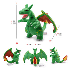 Lade das Bild in den Galerie-Viewer, 5 Stk. Gliurak Charizard Evolutionen Kuscheltiere Set