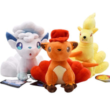 Lade das Bild in den Galerie-Viewer, Alola Vulpix Stoff Pokemon - 5 verschiedene Motive (ca. 15cm - 21cm) kaufen