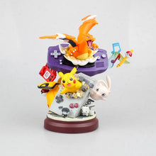 Load image into Gallery viewer, Pokemon Pikachu Glurak / Charizard Gameboy Statue (18.5cm) kaufen