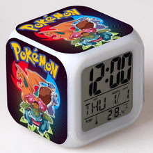 Lade das Bild in den Galerie-Viewer, Pokemon Digital Wecker / Uhr - 7 Farben (19 verschiedene Motive) kaufen
