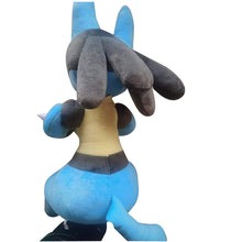 Load image into Gallery viewer, Sitzender XXL Lucario Plüsch Puppe Pokemon (ca. 48cm) kaufen