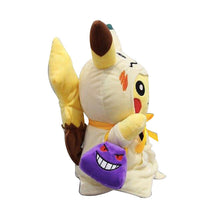 Load image into Gallery viewer, Pikachu Cosplay Mimikyu Q mit Gengar Tasche Kuscheltier Pokemon (ca. 30cm) kaufen