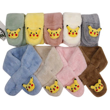 Lade das Bild in den Galerie-Viewer, Pokemon Pikachu Flauschiger Winterschal für Kinder kaufen