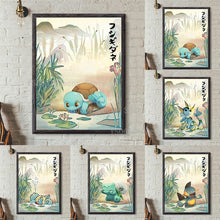 Lade das Bild in den Galerie-Viewer, Pokémon Poster Kunstdruck im japanischen Stil kaufen