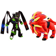 Lade das Bild in den Galerie-Viewer, Zygarde & Roter Solgaleo Stoff Pokemon (ca. 25cm / 33cm) kaufen