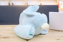 Load image into Gallery viewer, Niedliches Hippo oder Elefanten Kuscheltier Baby mit Decke kaufen
