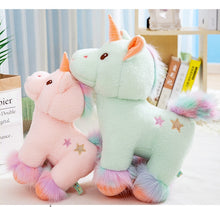 Load image into Gallery viewer, Bunte Kuschel Einhörner Stofftiere (25cm) kaufen