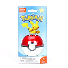 Load image into Gallery viewer, Mega Construx Pokemon Pokeball (Pikachu, Mauzi, Glumanda, Bisasam, Schiggy Pummeluff) mit Pokemon Ball kaufen