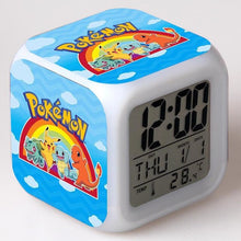 Lade das Bild in den Galerie-Viewer, Pokemon Digital Wecker / Uhr - 7 Farben (19 verschiedene Motive) kaufen