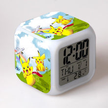 Lade das Bild in den Galerie-Viewer, Pokemon Digital Wecker / Uhr - 7 Farben (19 verschiedene Motive) kaufen