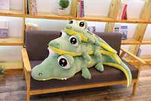 Load image into Gallery viewer, XXL 170cm Cartoon Krokodil Stofftier XXL Kroko Kuscheltier kaufen