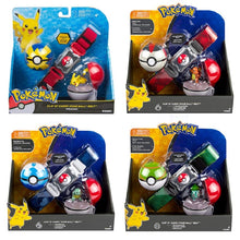 Load image into Gallery viewer, Pokemon Trainer Set mit Gürtel, Pokeball, Tasche und Figur kaufen