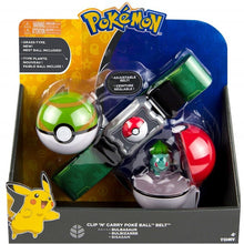 Load image into Gallery viewer, Pokemon Trainer Set mit Gürtel, Pokeball, Tasche und Figur kaufen