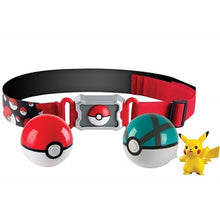 Load image into Gallery viewer, Pokemon Trainer Set mit Gürtel, Pokeball, Tasche und Figur kaufen