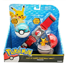 Load image into Gallery viewer, Pokemon Trainer Set mit Gürtel, Pokeball, Tasche und Figur kaufen