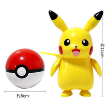 Load image into Gallery viewer, Pikachu Spielzeug Figur mit Pokeball Pokemon Spiel Set kaufen