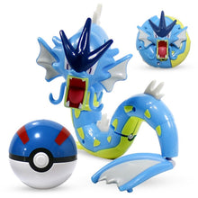 Load image into Gallery viewer, Gyarados / Garados Spielzeug Figur mit Pokeball - Pokemon Spiel Set kaufen