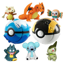 Lade das Bild in den Galerie-Viewer, Pokeball mit Pokemon Figur (viele Motive zur Auswahl) kaufen