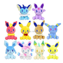 Load image into Gallery viewer, Eevee / Evoli Kawaii Plüsch Pokemon (Vaporeon Espeon Umbreon Leafeon) kaufen