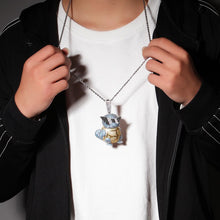 Load image into Gallery viewer, Schiggy Squritle - Stylishe Pokemon Hip Hop Hals Kette kaufen