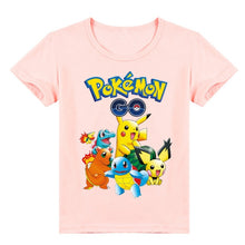 Lade das Bild in den Galerie-Viewer, Pokemon Baumwolle T-Shirt für Kinder - viele Motive und Farben kaufen