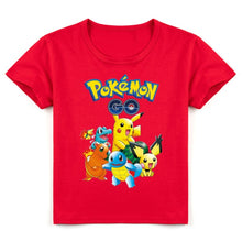 Lade das Bild in den Galerie-Viewer, Pokemon Baumwolle T-Shirt für Kinder - viele Motive und Farben kaufen