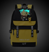 Load image into Gallery viewer, Großer Pokemon Schulrucksack mit USB Ladebuchse im Pikachu Look kaufen