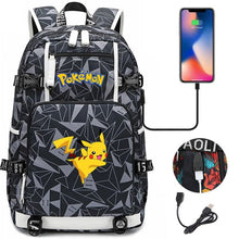 Load image into Gallery viewer, Pokemon Rucksack mit USB - ideal für Laptops kaufen