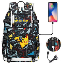 Load image into Gallery viewer, Pokemon Rucksack mit USB - ideal für Laptops kaufen