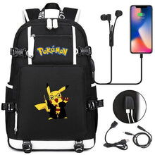 Load image into Gallery viewer, Pokemon Rucksack mit USB - ideal für Laptops kaufen