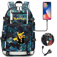Load image into Gallery viewer, Pokemon Rucksack mit USB - ideal für Laptops kaufen