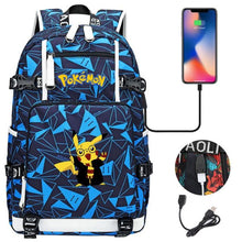 Load image into Gallery viewer, Pokemon Rucksack mit USB - ideal für Laptops kaufen