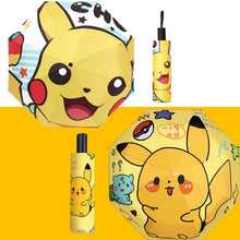 Load image into Gallery viewer, Pokemon Pikachu Regenschirme (Manuell oder Automatik) kaufen