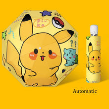 Load image into Gallery viewer, Pokemon Pikachu Regenschirme (Manuell oder Automatik) kaufen