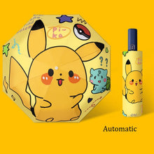 Load image into Gallery viewer, Pokemon Pikachu Regenschirme (Manuell oder Automatik) kaufen