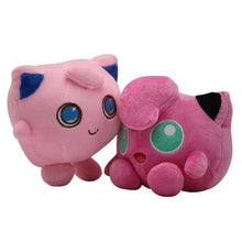 Load image into Gallery viewer, Pummeluff / Jigglypuff und Knuddeluff / Wigglytuff Q Version 2er Set Stoff Pokemon kaufen
