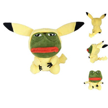 Lade das Bild in den Galerie-Viewer, Pikachu, Glumanda, Bisasam u. a. als Sad Frog Meme Cosplay Plüsch Pokemon (ca. 25cm) kaufen