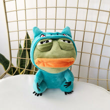 Lade das Bild in den Galerie-Viewer, Pikachu, Glumanda, Bisasam u. a. als Sad Frog Meme Cosplay Plüsch Pokemon (ca. 25cm) kaufen