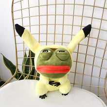 Lade das Bild in den Galerie-Viewer, Pikachu, Glumanda, Bisasam u. a. als Sad Frog Meme Cosplay Plüsch Pokemon (ca. 25cm) kaufen