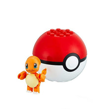 Load image into Gallery viewer, Pokeball Baustein mit Pokemon Figur - verschiedene Motive kaufen