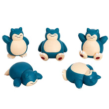 Lade das Bild in den Galerie-Viewer, Relaxo Snorlax Figuren Set mit 5 Figuren kaufen