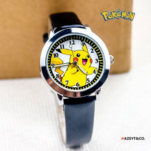 Load image into Gallery viewer, Pokemon Pikachu Kinder Uhr in verschiedenen Farben kaufen
